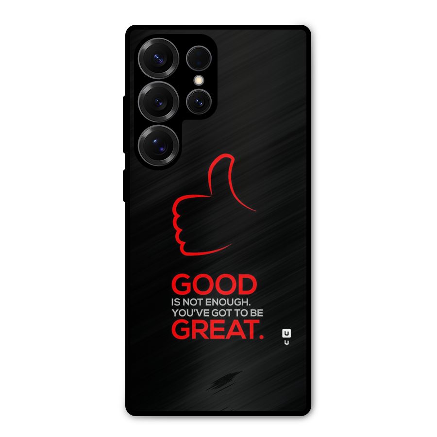 Good Great Metal Back Case for Galaxy S25 Ultra