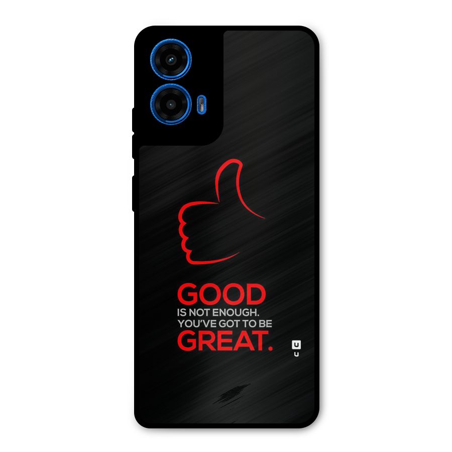 Good Great Metal Back Case for Moto G45