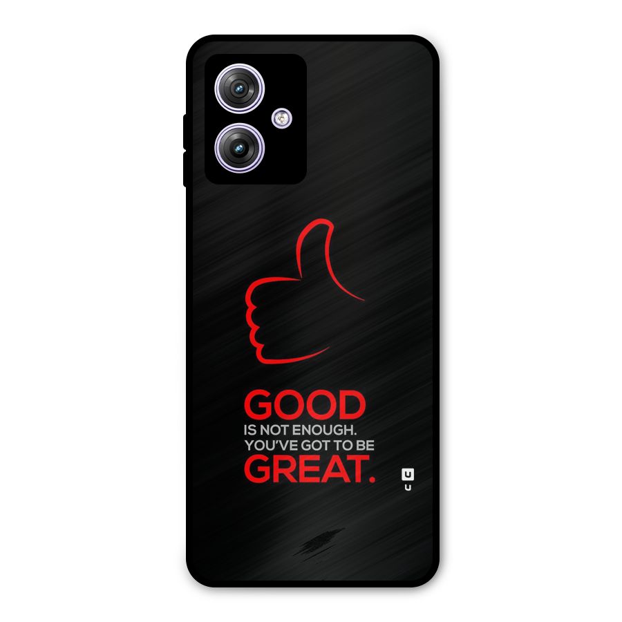 Good Great Metal Back Case for Moto G64
