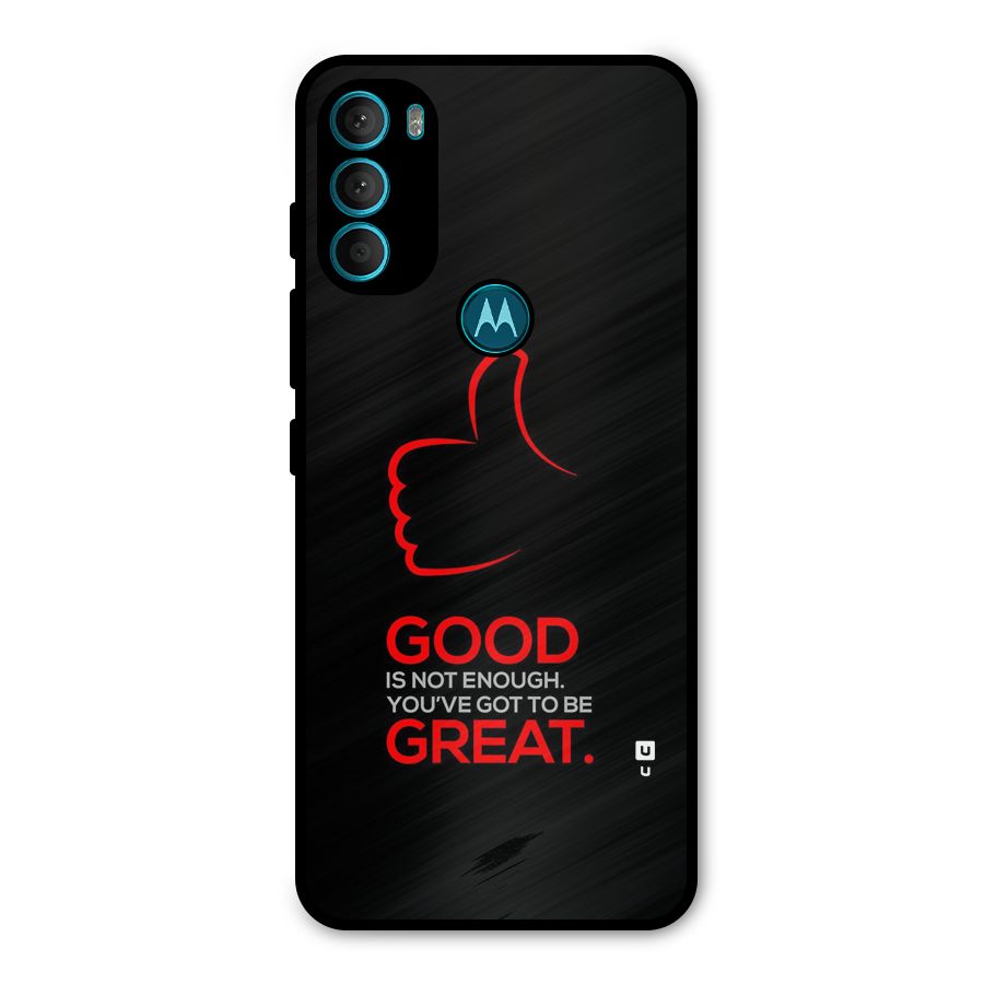 Good Great Metal Back Case for Moto G71 5G