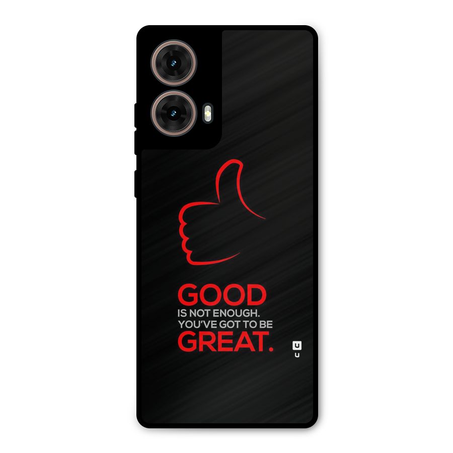Good Great Metal Back Case for Moto G85