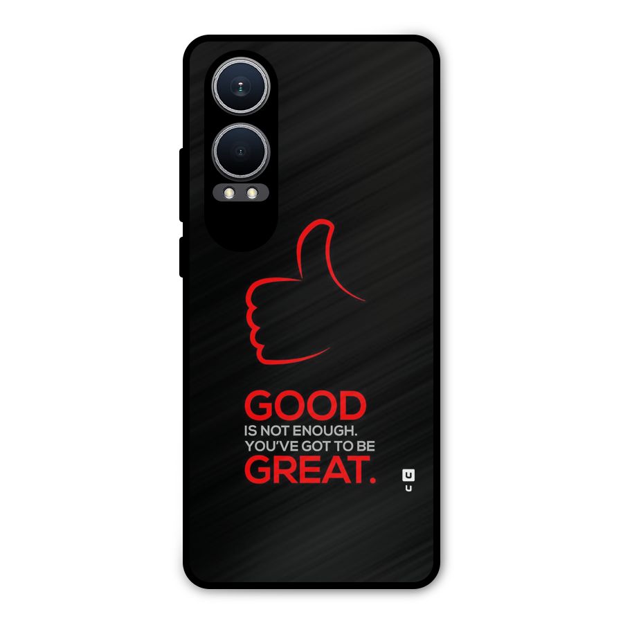 Good Great Metal Back Case for OnePlus Nord CE4 Lite