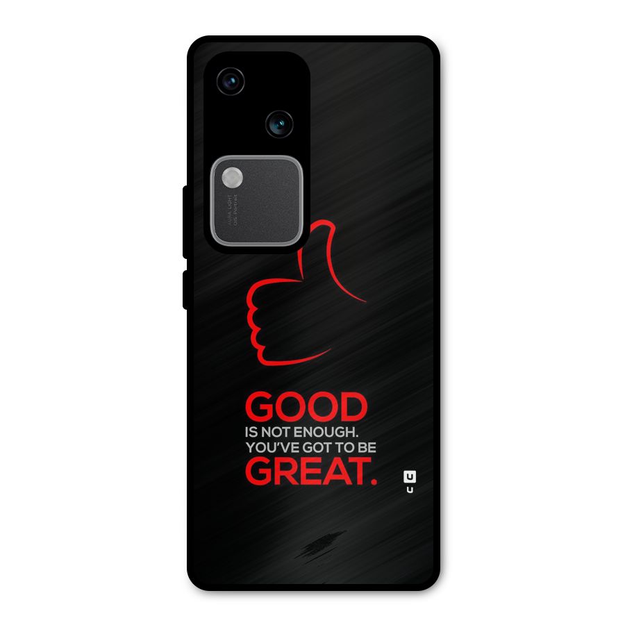 Good Great Metal Back Case for Vivo V30 Pro