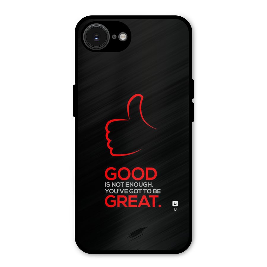 Good Great Metal Back Case for iPhone 16e