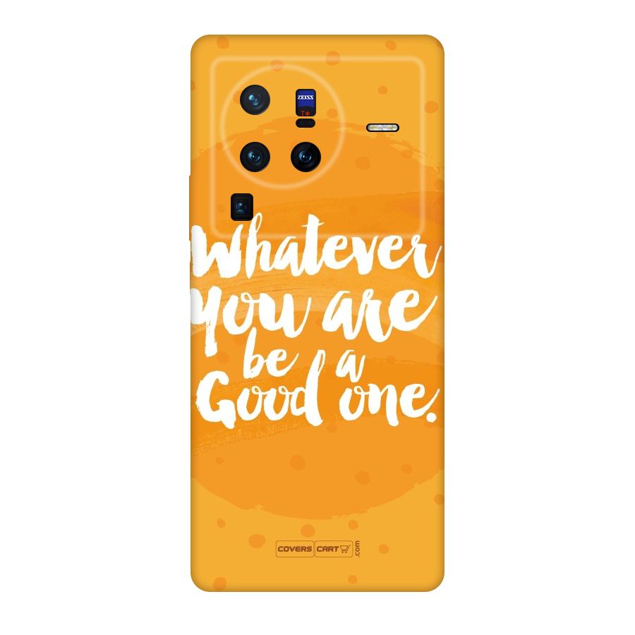 Good One Quote Original Polycarbonate Back Case for Vivo X80