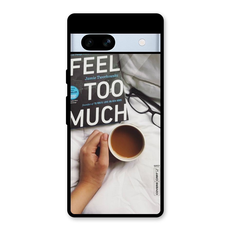 Good Reads And Coffee Glass Back Case for Google Pixel 7a