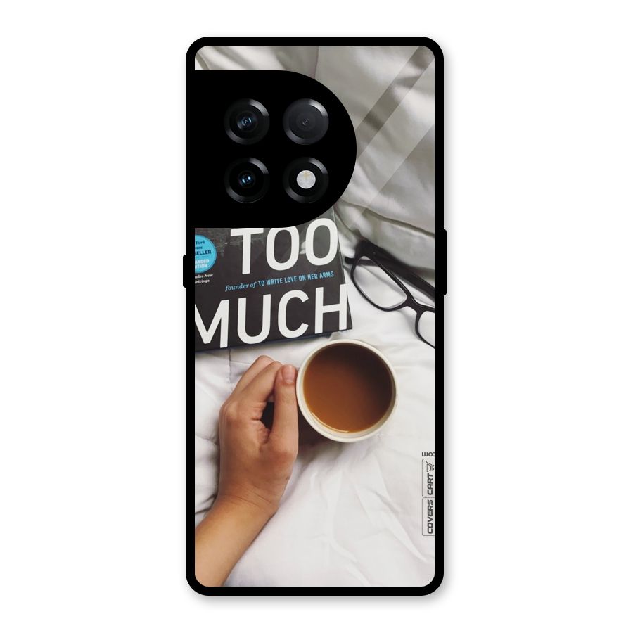 Good Reads And Coffee Glass Back Case for OnePlus 11R
