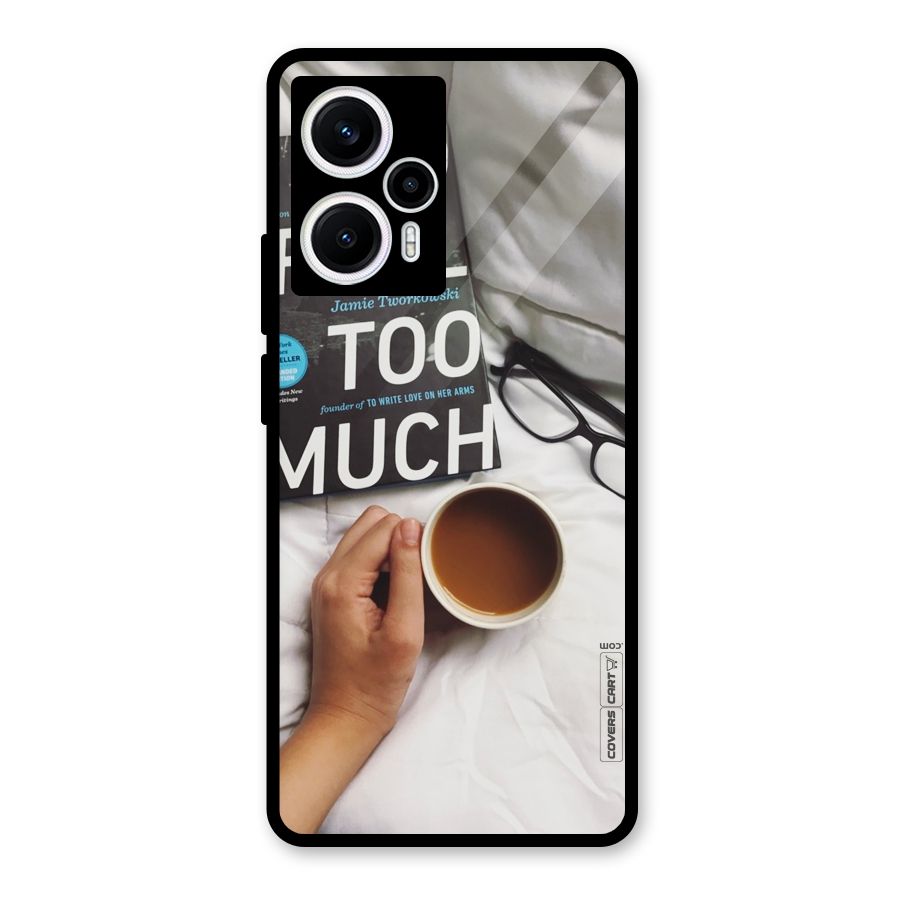 Good Reads And Coffee Glass Back Case for Poco F5