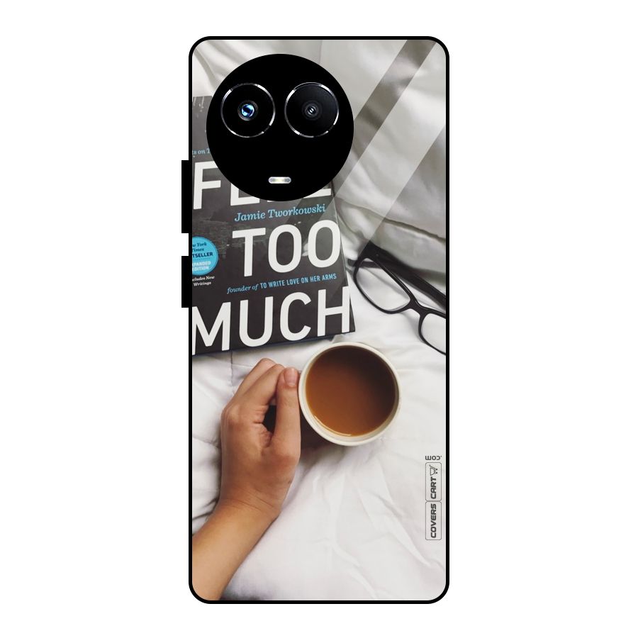 Good Reads And Coffee Glass Back Case for Realme 11X