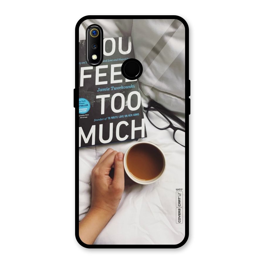 Good Reads And Coffee Glass Back Case for Realme 3i