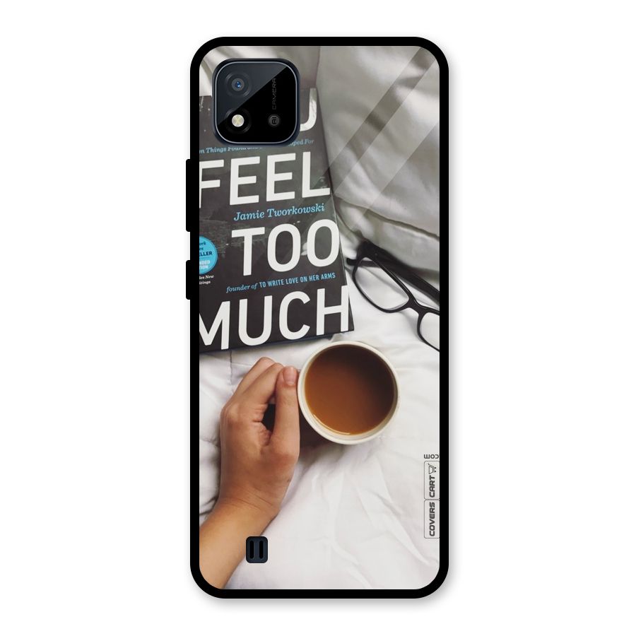 Good Reads And Coffee Glass Back Case for Realme C11 2021