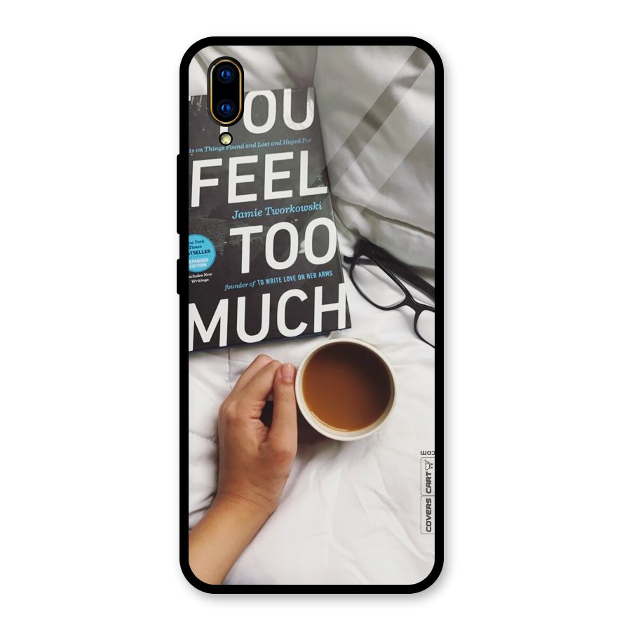 Good Reads And Coffee Glass Back Case for Vivo V11 Pro