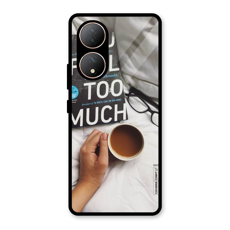Good Reads And Coffee Glass Back Case for Vivo Y100A