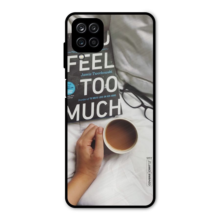 Good Reads And Coffee Metal Back Case for Galaxy A12