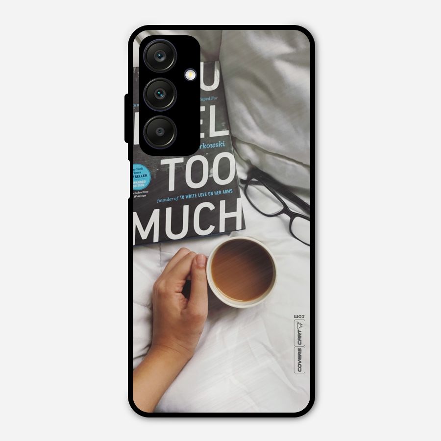 Good Reads And Coffee Metal Back Case for Galaxy A25 5G