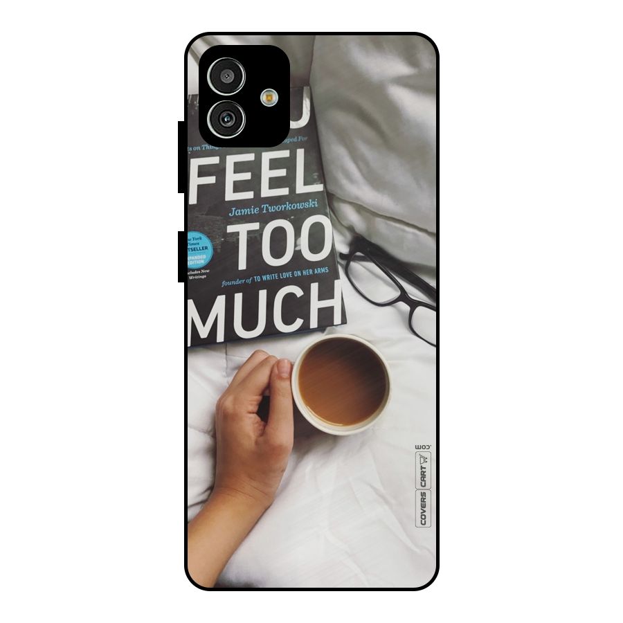 Good Reads And Coffee Metal Back Case for Galaxy M13 5G