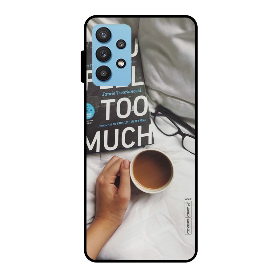 Good Reads And Coffee Metal Back Case for Galaxy M32 5G