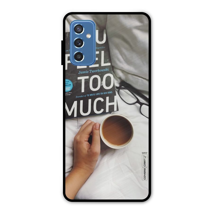Good Reads And Coffee Metal Back Case for Galaxy M52 5G
