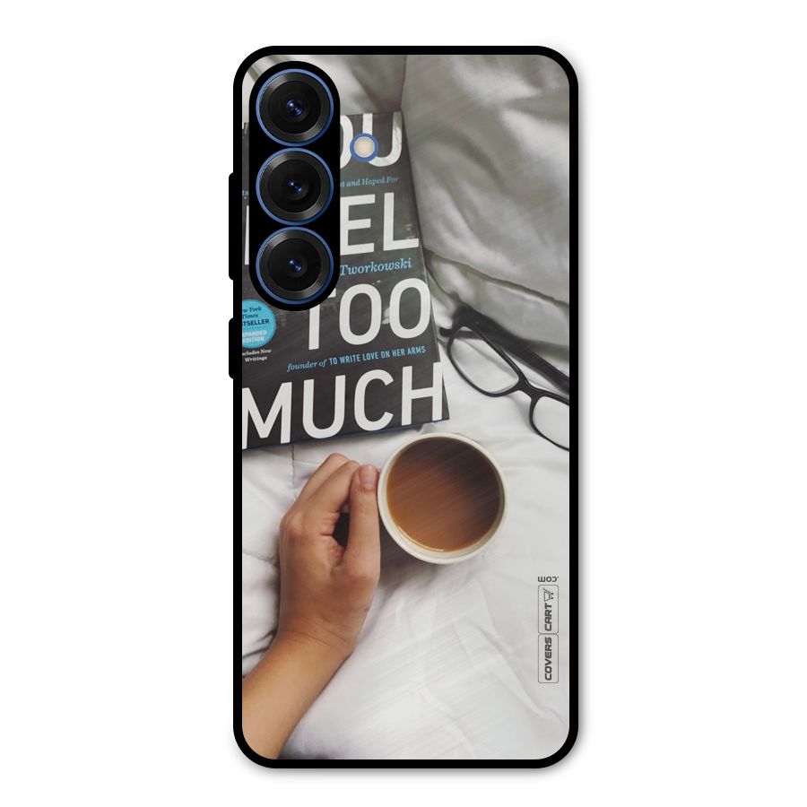 Good Reads And Coffee Metal Back Case for Galaxy S25