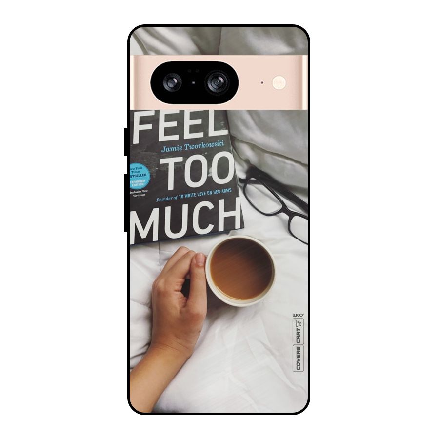 Good Reads And Coffee Metal Back Case for Google Pixel 8