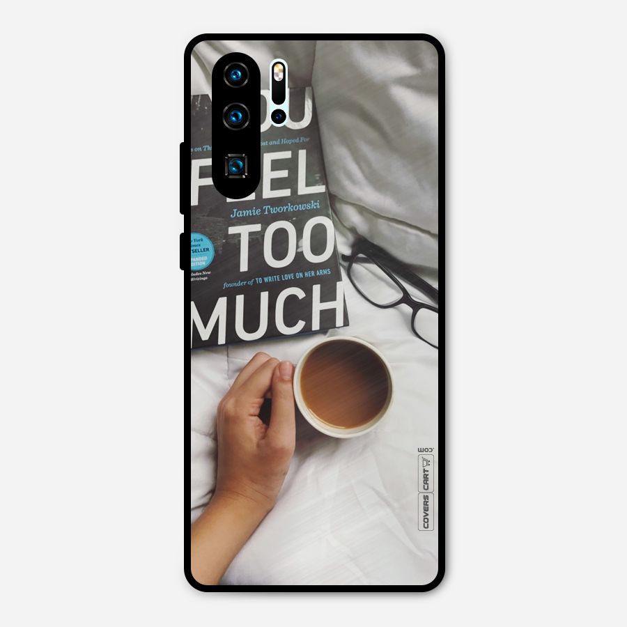 Good Reads And Coffee Metal Back Case for Huawei P30 Pro
