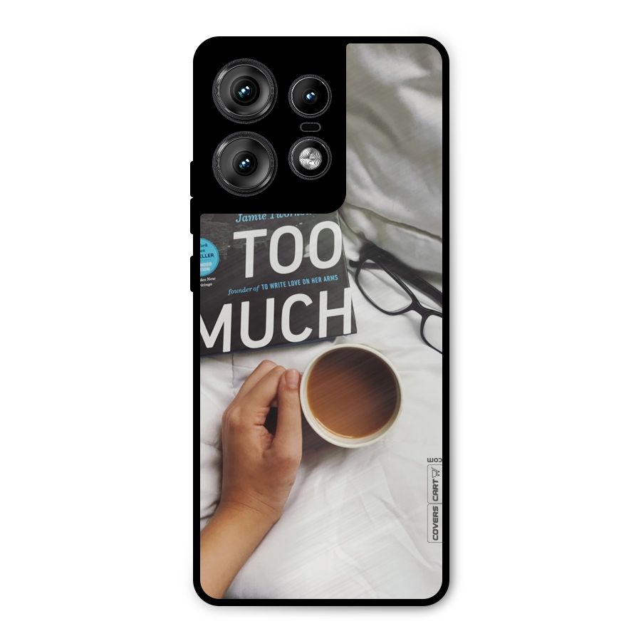 Good Reads And Coffee Metal Back Case for Motorola Edge 50 Pro