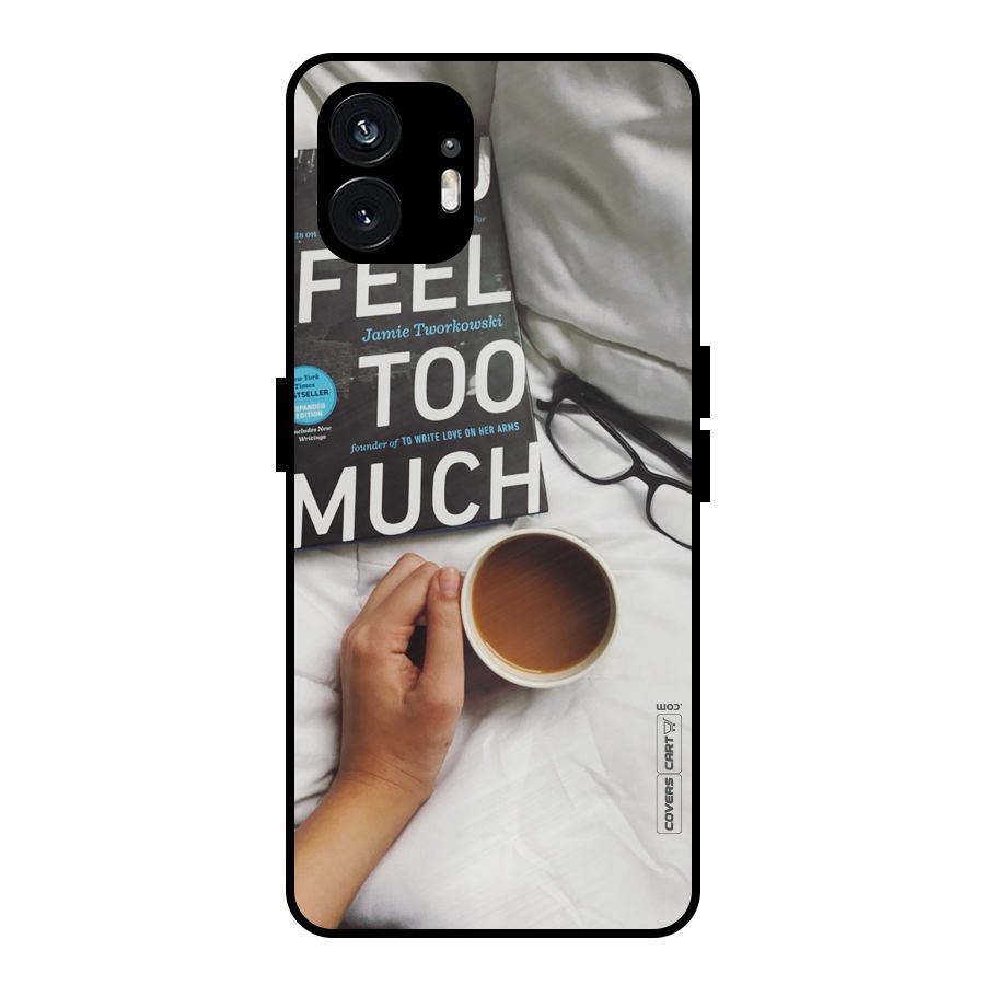 Good Reads And Coffee Metal Back Case for Nothing Phone 2