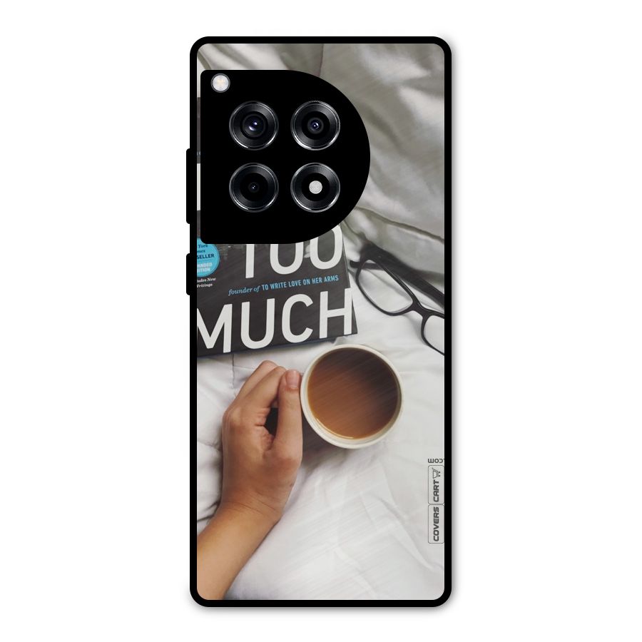 Good Reads And Coffee Metal Back Case for OnePlus 12R