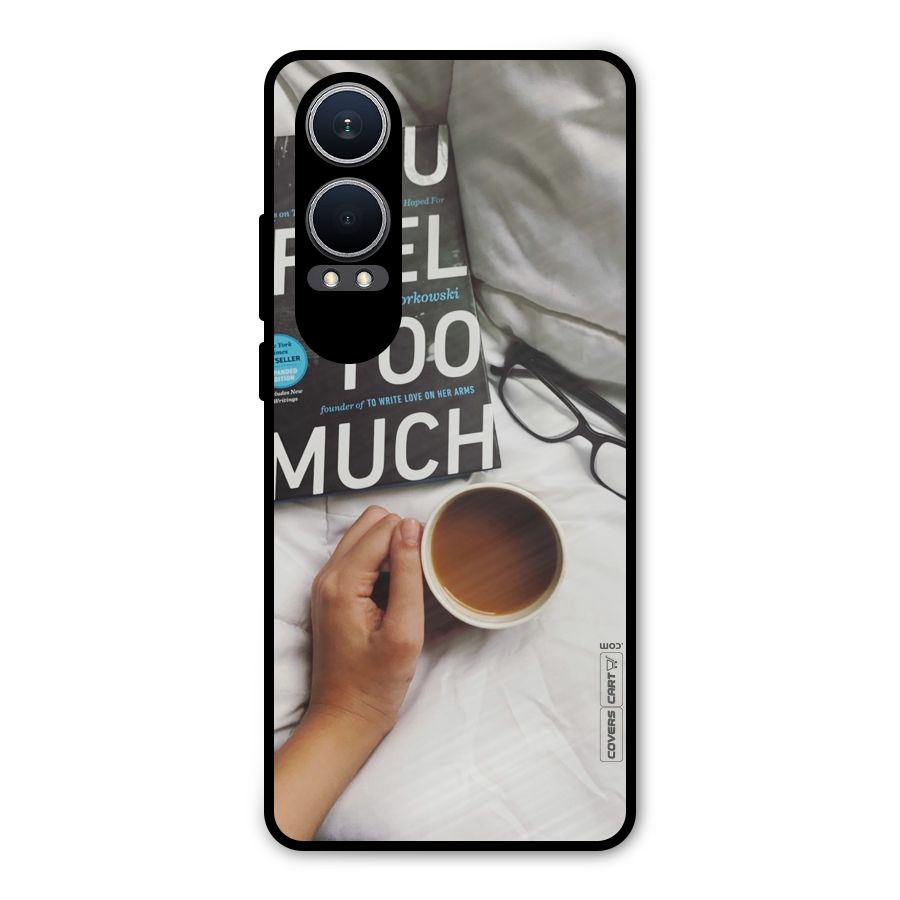 Good Reads And Coffee Metal Back Case for OnePlus Nord CE4 Lite