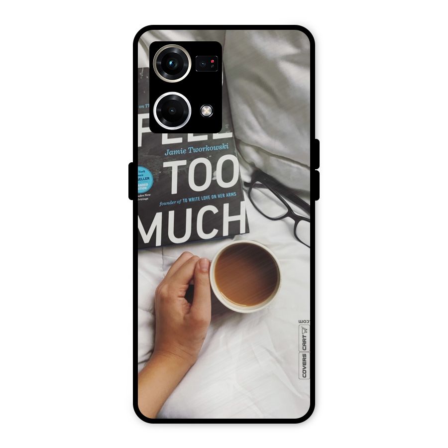 Good Reads And Coffee Metal Back Case for Oppo F21 Pro 4G