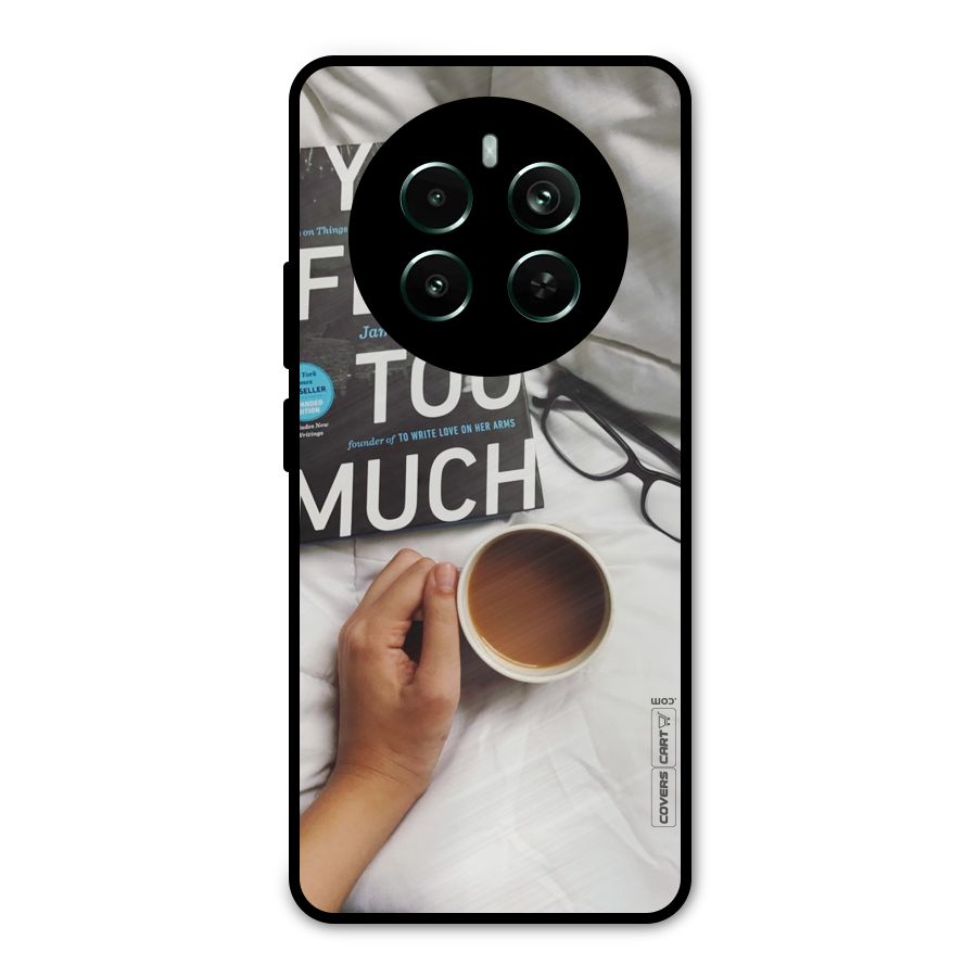 Good Reads And Coffee Metal Back Case for Realme 12 Pro Plus