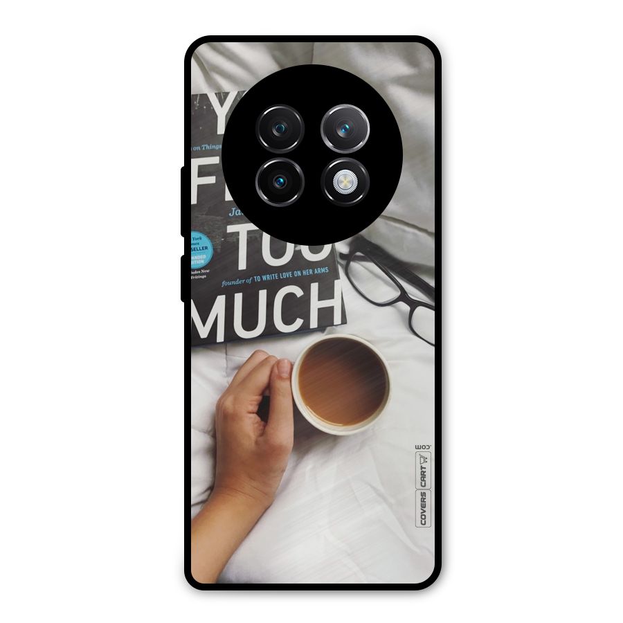 Good Reads And Coffee Metal Back Case for Realme 13 Plus