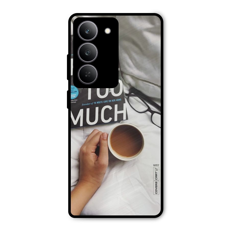 Good Reads And Coffee Metal Back Case for Realme 14x