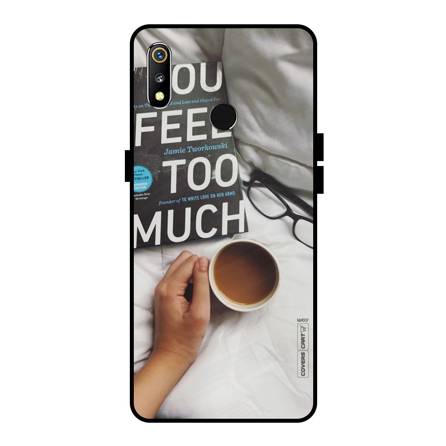 Good Reads And Coffee Metal Back Case for Realme 3