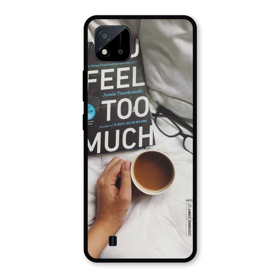 Good Reads And Coffee Metal Back Case for Realme C11 2021