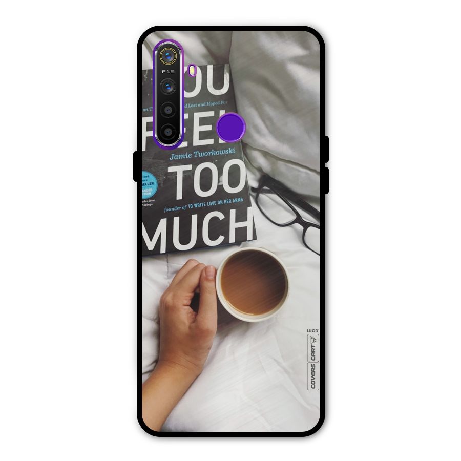 Good Reads And Coffee Metal Back Case for Realme Narzo 10