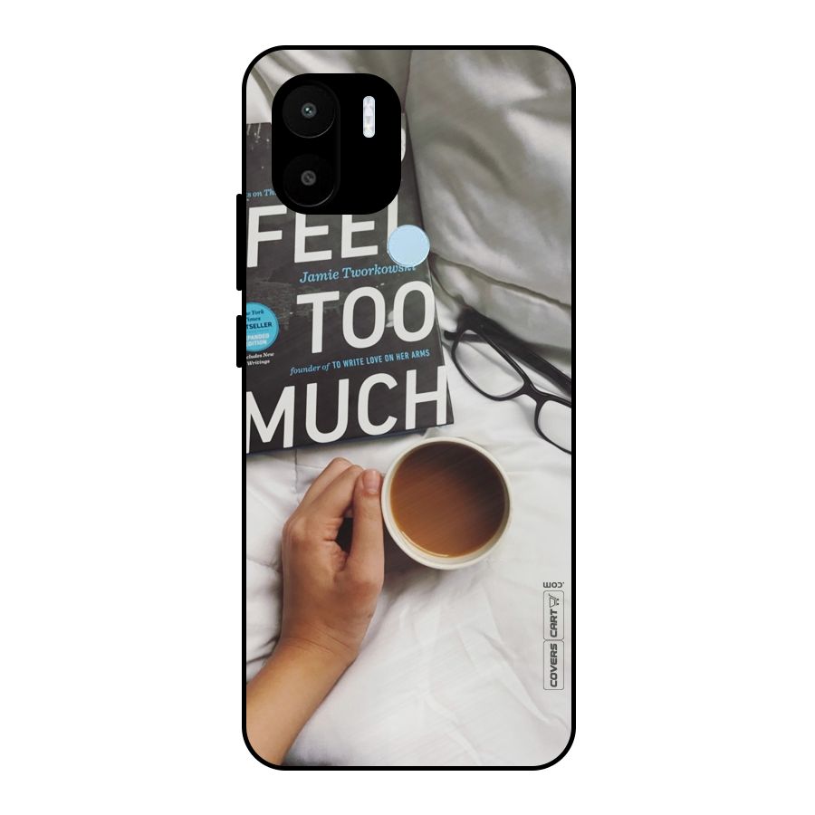 Good Reads And Coffee Metal Back Case for Redmi A1+