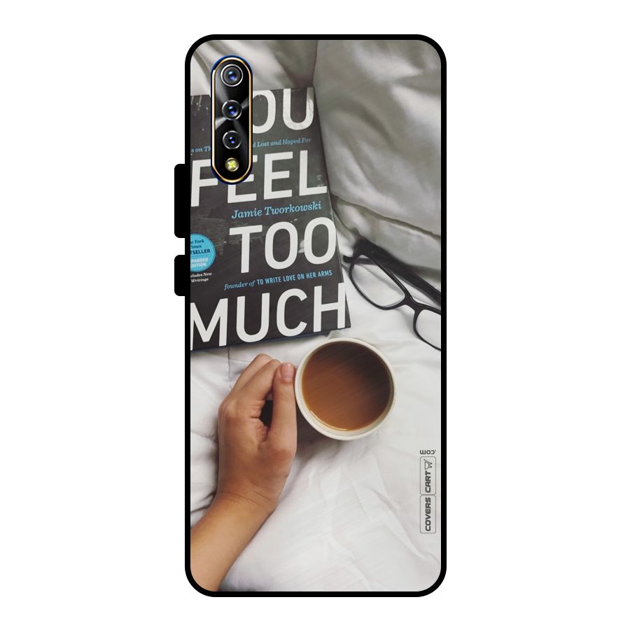 Good Reads And Coffee Metal Back Case for Vivo S1