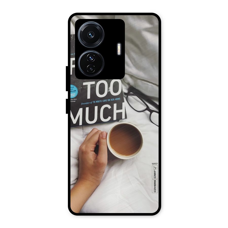 Good Reads And Coffee Metal Back Case for Vivo T1 Pro
