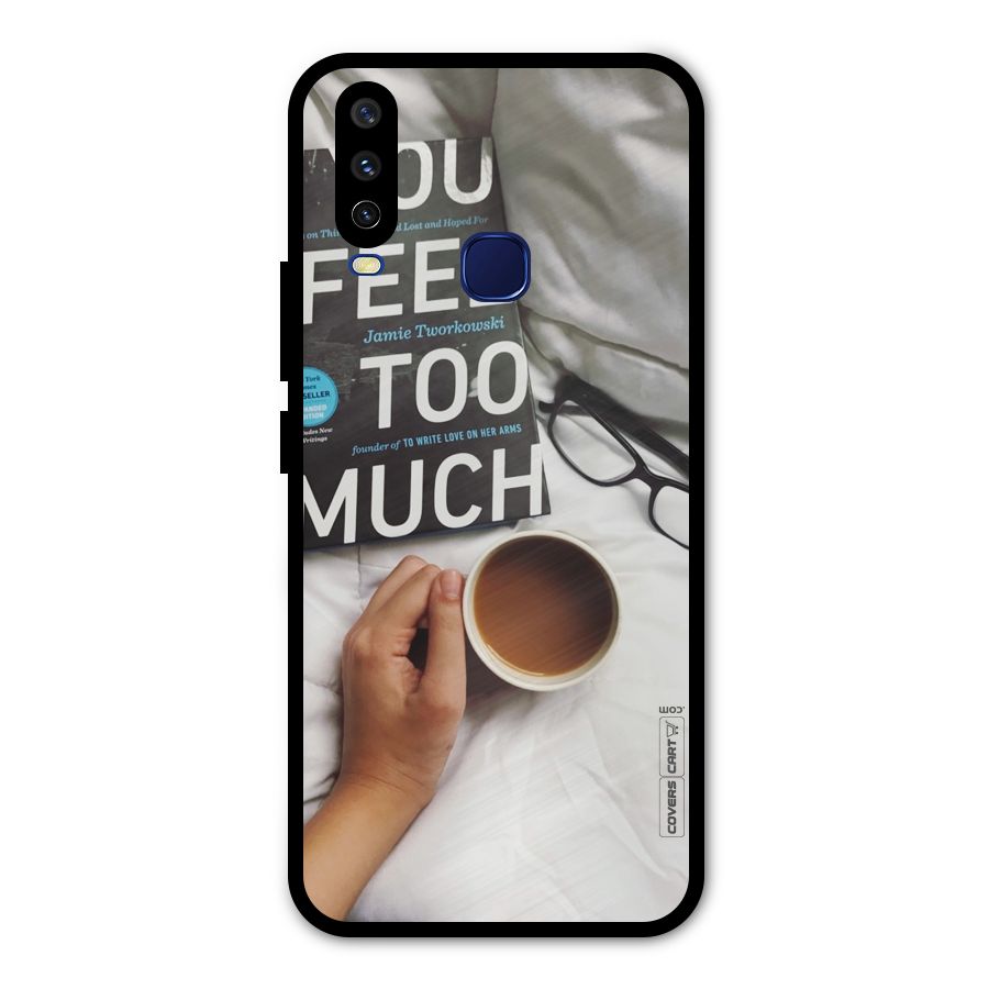 Good Reads And Coffee Metal Back Case for Vivo V17