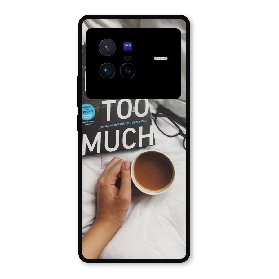 Good Reads And Coffee Metal Back Case for Vivo X80