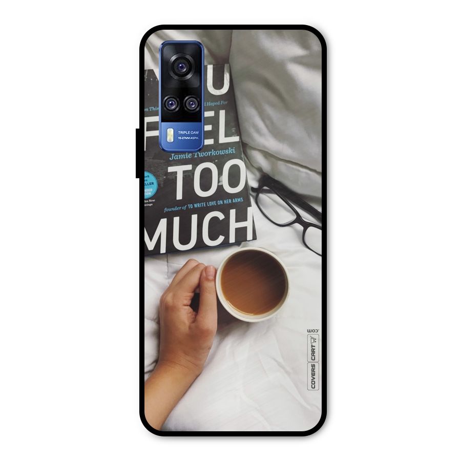 Good Reads And Coffee Metal Back Case for Vivo Y51A