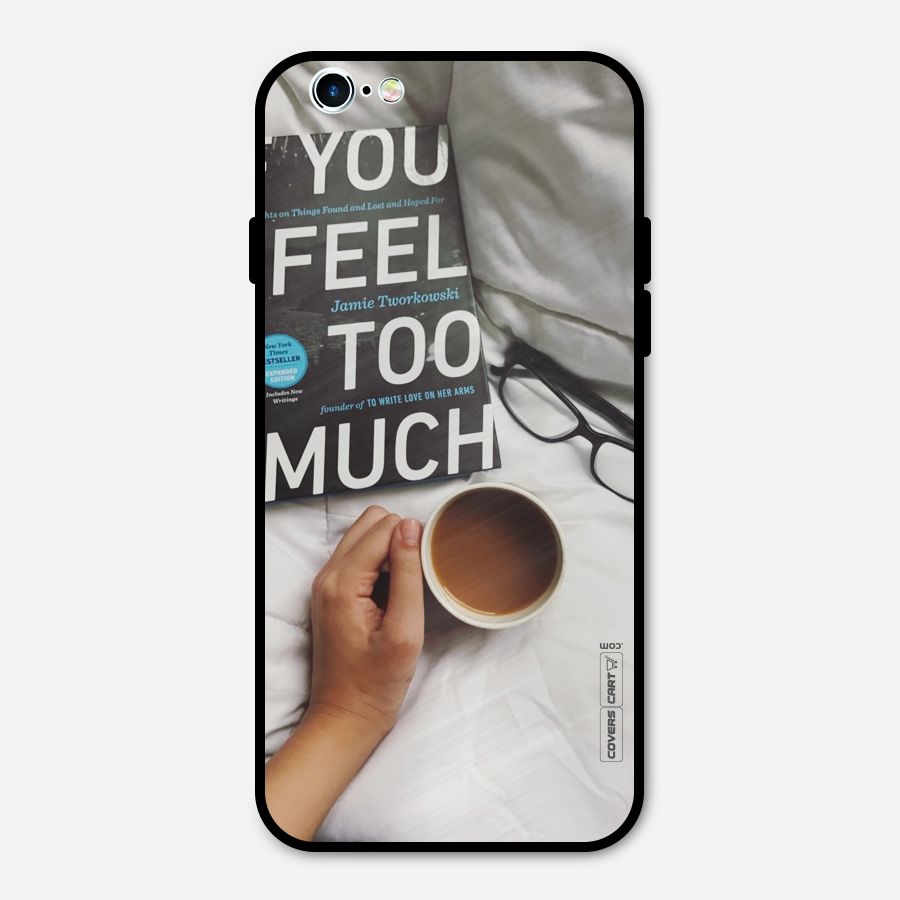 Good Reads And Coffee Metal Back Case for iPhone 6 6s