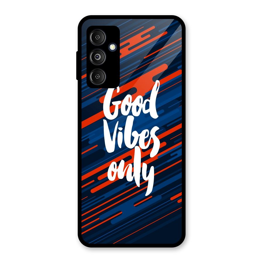 Good Vibes Only Glass Back Case for Galaxy M14 5G