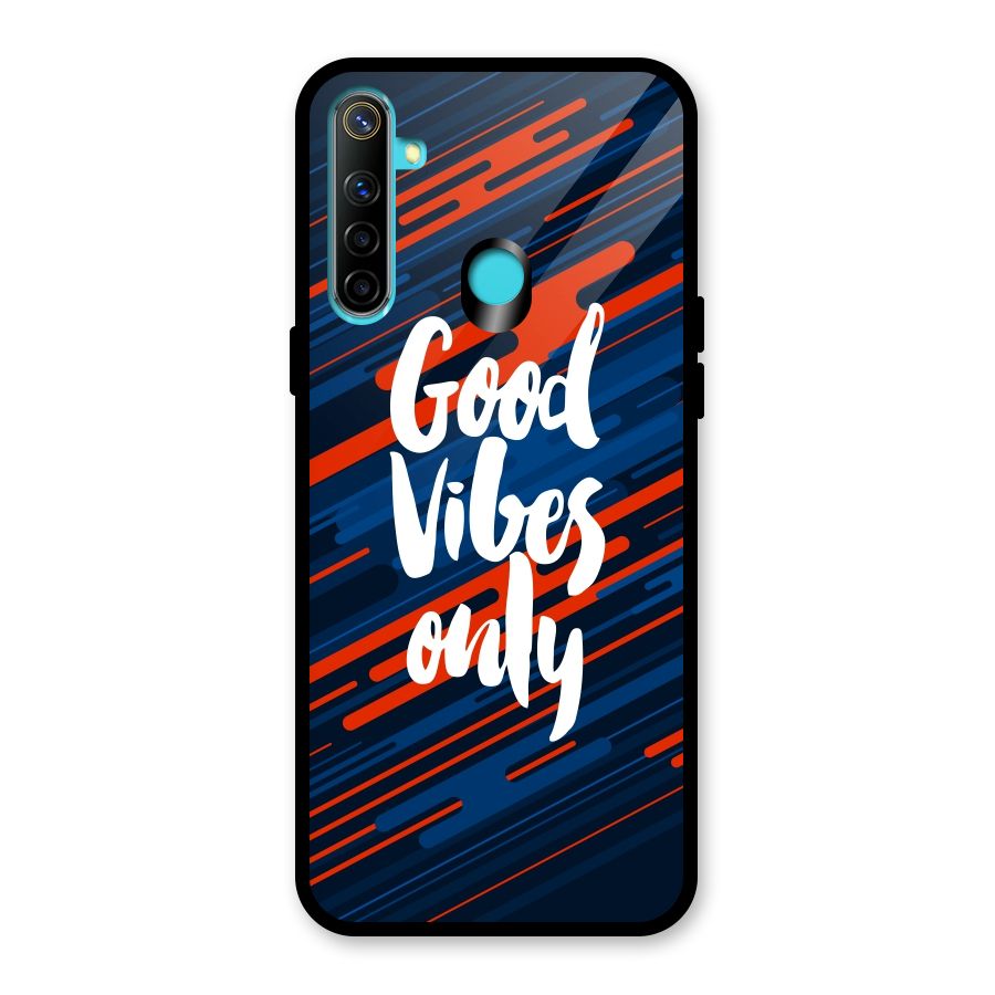 Good Vibes Only Glass Back Case for Realme Narzo 10
