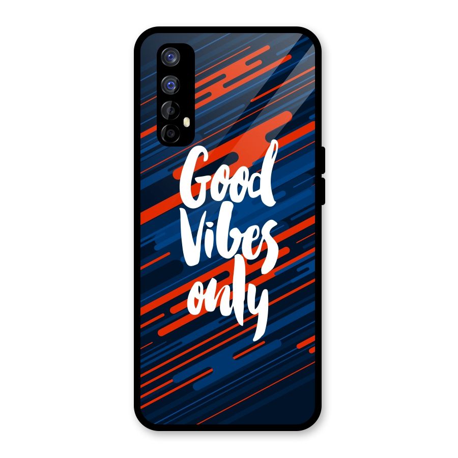Good Vibes Only Glass Back Case for Realme Narzo 20 Pro