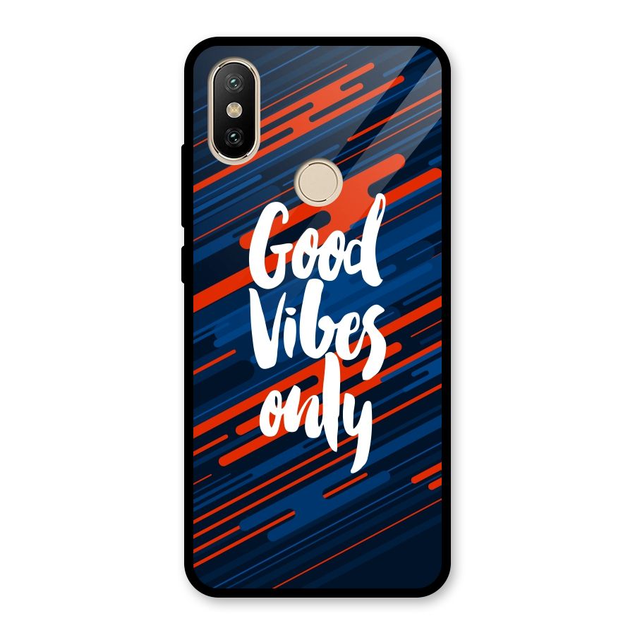 Good Vibes Only Glass Back Case for Redmi A2
