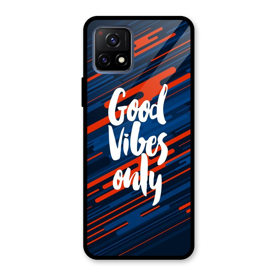 Good Vibes Only Glass Back Case for Vivo Y72 5G