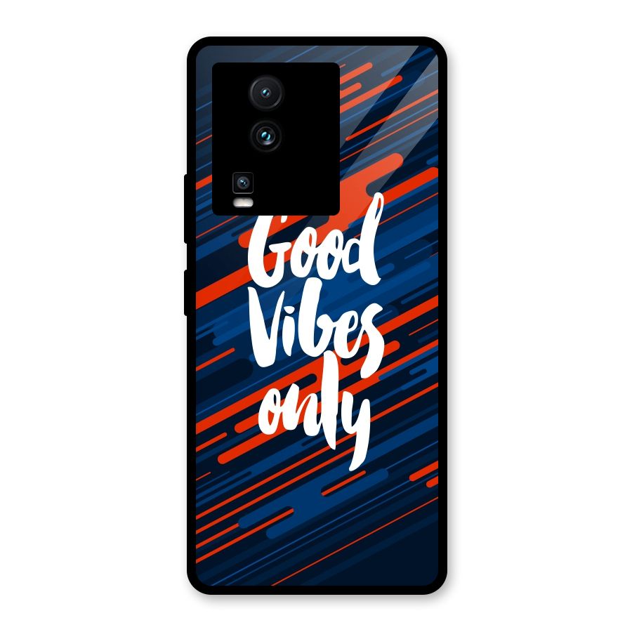 Good Vibes Only Glass Back Case for Vivo iQOO Neo 7