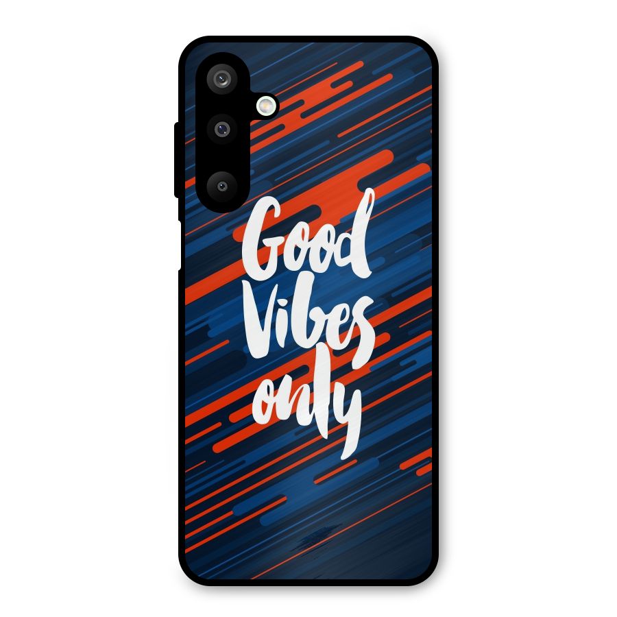 Good Vibes Only Metal Back Case for Galaxy M16